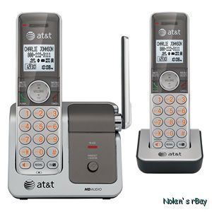  Digital Two Handset Cordless Phone HD Audio Table or Wall CL81201