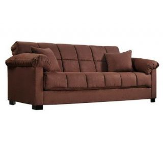 Handy Living Pillow Top Arm Microfiber Convert a Couch —