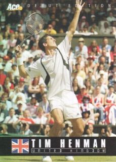 2005 Ace Authentic Debut Edition #6 Tim Henman RC