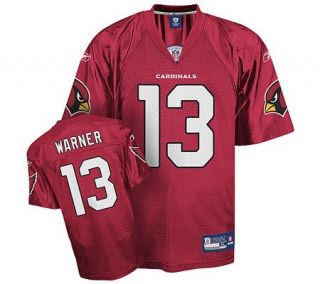 NFL Arizona Cardinals Kurt Warner Red QB Practice Jersey —