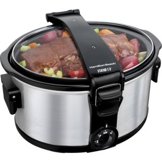 hamilton beach hb 7 qt slow cooker this stay or go slow cooker from