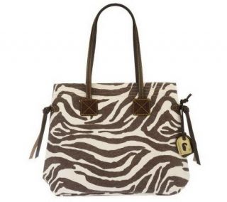 Dooney & Bourke DB Sport Zebra Fabric Victoria Bag —