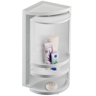 Rotating ABS Storage Bath Unit Bathroom Corner Wall Cabinet