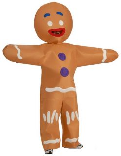 C155 Mens Adult Shrek Gingerbread Costume Plus Size XL