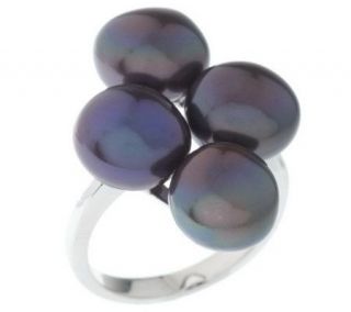 Honora Sterling Cultured FreshwaterPearl 9mm Cluster Ring —