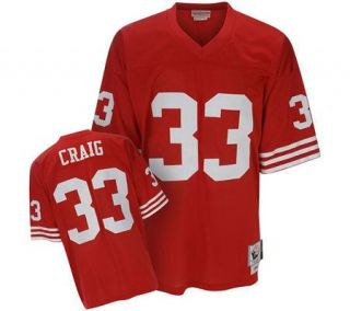 NFL San Fran 49ers 1989 Roger Craig Authentic Throwback Jersey 