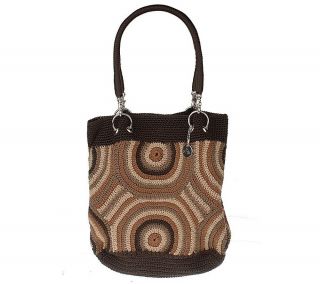 The Sak Crochet Multicolored Double Handle Shoulder Bag —