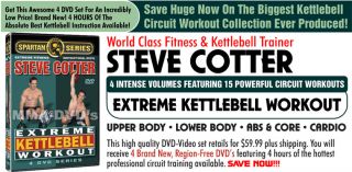 Steve Cotter   Extreme Kettlebell Workout Circuit Training Workout DVD