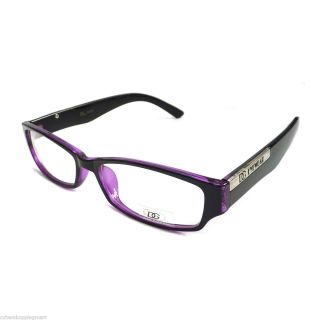 DG EYEWEAR COOL Designer 2 Color Frame Rx able Eye Glasses NEW BLACK