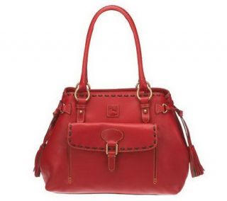 Dooney & Bourke Florentine Leather Medium Pocket Tassel Bag   A219944