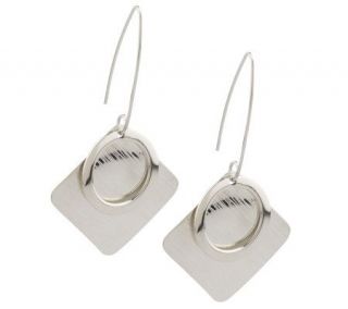 Dominique Dinouart Artisan Crafted Sterling Dangle Earrings — 