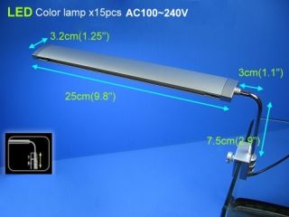  15color Lamp for 30cm Tank Below Colorful Series AC100 240V