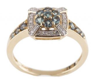 40 ct tw Alexandrite & Diamond Accent Ring, 14K —