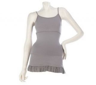 LOGO by Lori Goldstein Layering Camisole with Eyelet Trim —