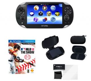 PS Vita WiFi Bundle with MLB The Show &Accessories   E260645