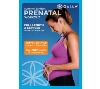 Gaiam Summer Sanders Prenatal Workout DVD —