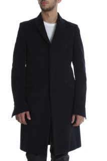 Costume National Homme New Man Coat Sz 50ITA Black 100 Cotton Made in