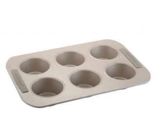 Farberware Soft Touch Bakeware 6 Cup Jumbo Muffin Pan —