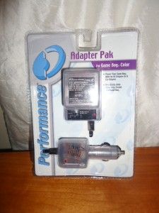  Game Boy Color AC Car Adapter Pocket Original Performance Pack