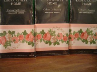   Shabby Chic Roses ISABELLE Borders 3 Packs Wallpaper Cottage Rose