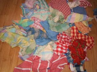 lot of 50 cotton napkins most of them are pastel colors spots none