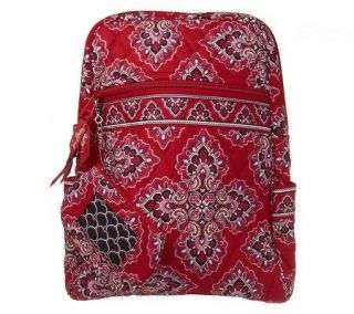 Vera Bradley SignatureCotton Backpack with Clip Zip ID Case — 