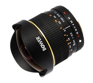 Bower 8mm F3.5 Ultra Wide Fisheye Lens for Canon EOS   E209949