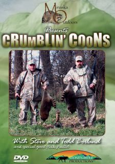crumblin coons trapping hunting raccoon dvd format dvd region free