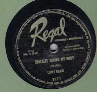 1950 Killer Country Blues Guitar Little David Regal 3271 RARE Listen