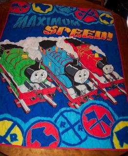 Thomas The Tank Engine Toddler Bed Throw Blanket Percy