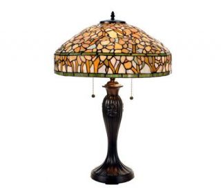 Tiffany Style Dogwood Table Lamp —