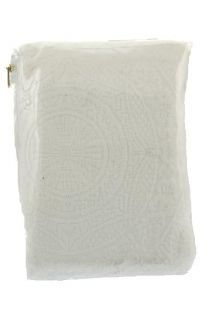 Court of Versailles New White Textured Cotton 26x26 Pillow Sham