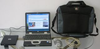 12 1 HP Compaq NC4000 Laptop notebook 1 4 GHz 512MB RAM WiFi Free