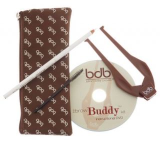 The Brow Buddy 3 piece Brow Shaping Kit with Bag & InstructionalDV