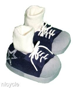 Dallas Cowboys NFL Baby Sneaker Slippers with Real Laces Small s 0 3