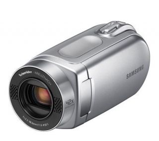 Samsung SMXF34 Digital Memory Camcorder   Silvertone —