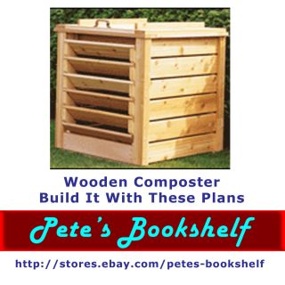 Wooden Composter   Build It With These Plans   CD