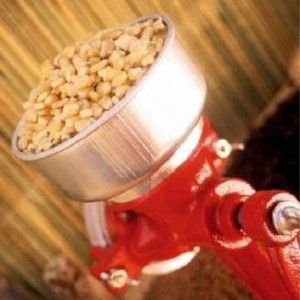  Iron Hand Crank Manual Mill Corn Grain Wheat Coffee Oat Grinder