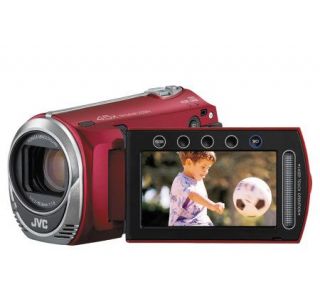 JVC Everio S 8GB Mem Camcorder With SD/SDHC Card Slot   Red — 