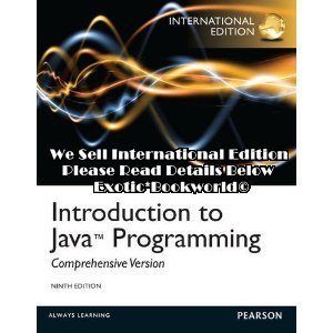 Introduction to Java Programming Comprehensive Version by Y Daniel