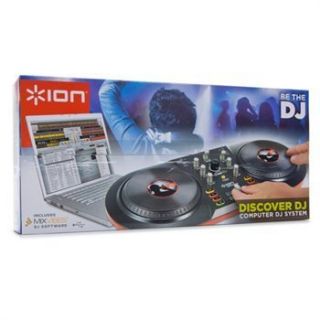 Ion Discover DJ Computer System MP3 Music Mixer Scratch Wheels PC w