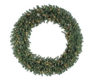60 Douglas Fir Prelit Wreath w/Clear Lights byVickerman —