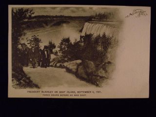Cowper 1901 President McKinley Niagara Falls New York Pan American