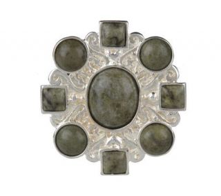 Connemara Marble Vintage Inspired Pin/Pendant —