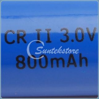 Blue 800mAh CR2 CR 2 Lithium Photo Battery for Panasonic Canon