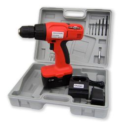 18V 18 VOLT CORDLESS POWER POWERED OPERATED BATTERY DRILL SCREWDRIVER