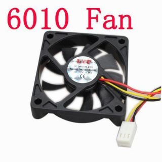  cm 60 mm x 10 mm 6010 Fan for PC CPU System Cooling Cool Fan