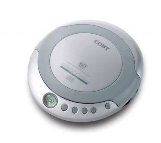 Coby Slim Personal CD Player with Anti Skip Protection   E251171