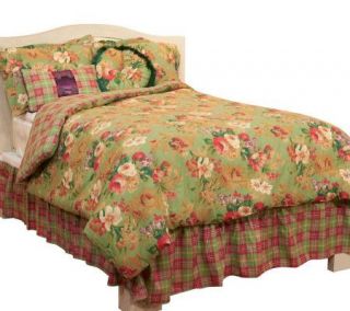 Raymond Waites Swag Floral 6 Pc King Comforter Set —