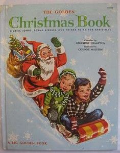 Vintage The Golden Christmas Book Crampton Malvern 1955
